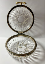 Load image into Gallery viewer, Vintage Glass Trinket Dish with Bow
