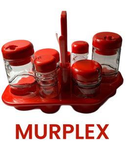 Rare Vintage Murplex Cruet Set