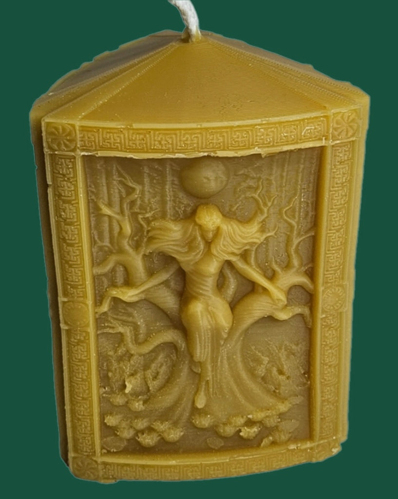 Goddess Beeswax Candle