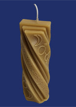 Load image into Gallery viewer, Astrology Pillar Beeswax Candle
