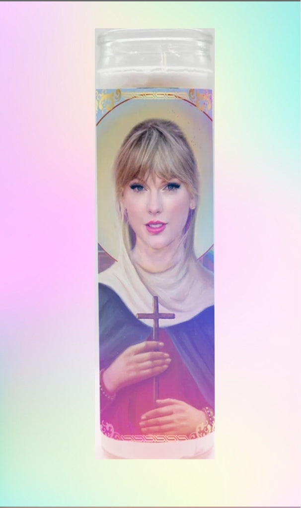 Taylor Swift Prayer Candle