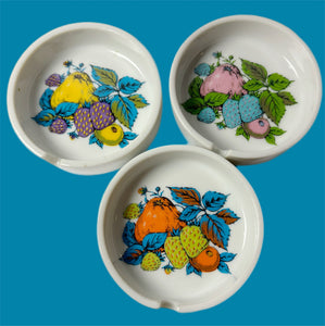 Vintage Stacking Ashtrays (Set of 3)