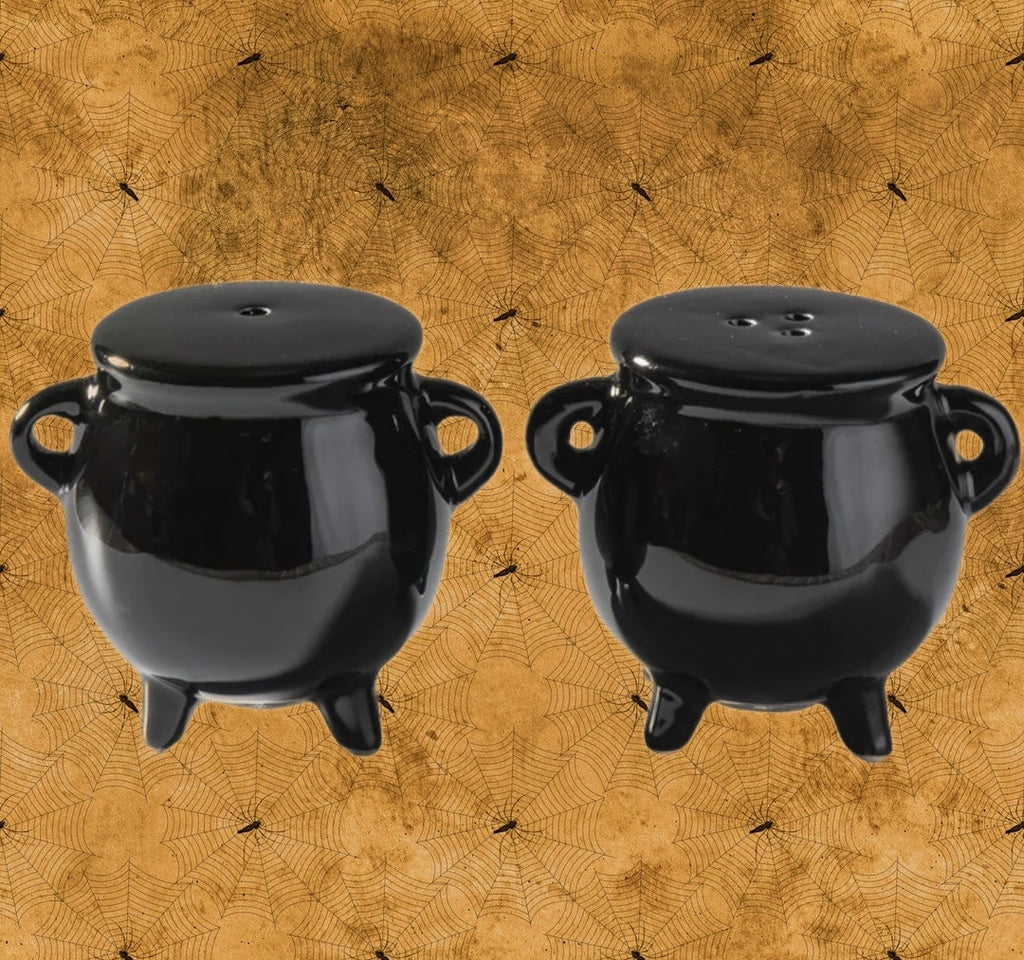 Cauldron Salt & Pepper Shakers