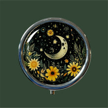 Load image into Gallery viewer, Moon &amp; Flowers Pill Box
