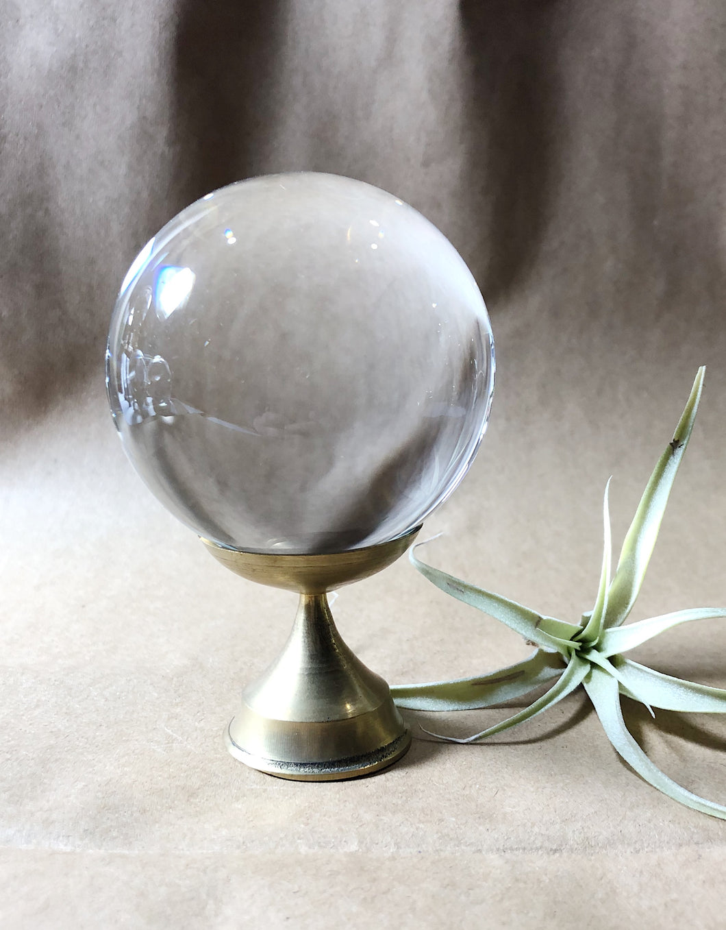 Classic Crystal Ball Stand with New Glass Sphere