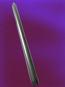 Metallic Silver Taper Candle (10")