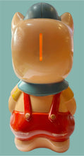 Load image into Gallery viewer, Vintage Plastic Porky Pig Piggy Bank
