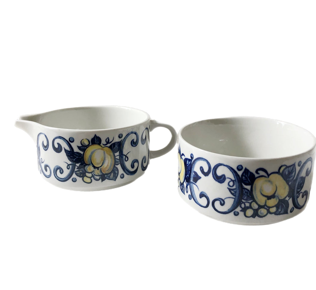 Vintage Villeroy & Boch Cream & Sugar Set