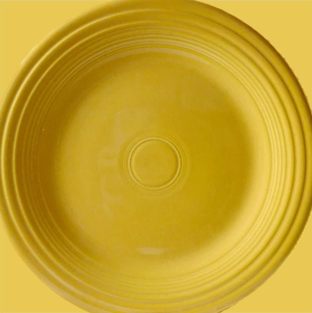 Vintage Fiestaware Dinner Plate (Yellow)