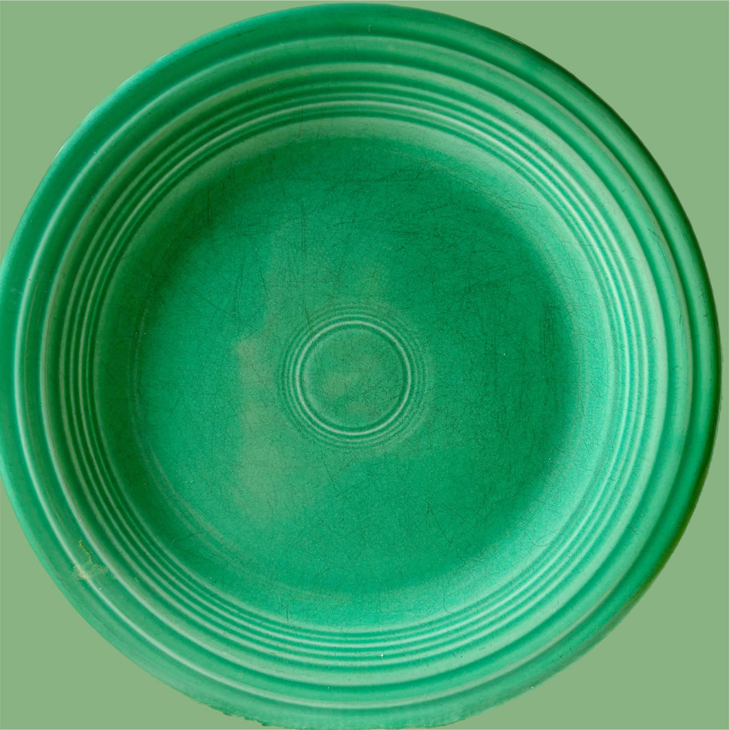 Vintage Fiestaware Dinner Plate (Green)