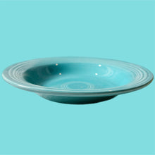 Load image into Gallery viewer, Vintage Fiestaware Rimmed Soup Bowl (Turquoise)
