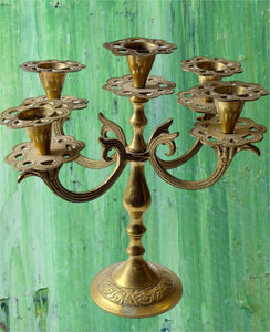 Vintage Brass Candelabra