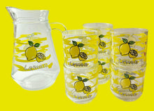 Load image into Gallery viewer, Vintage Lemonade Set (Pitcher &amp; Six Glasses)

