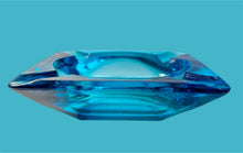 Load image into Gallery viewer, Vintage Blue Glass Ashtray
