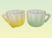 Load image into Gallery viewer, Vintage Frosted Glasses with Handles (Set of Six)
