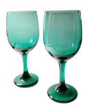 Load image into Gallery viewer, Vintage Green Goblets (Set of 4)
