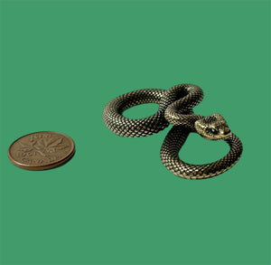 Small Brass Snake Familiar (B)