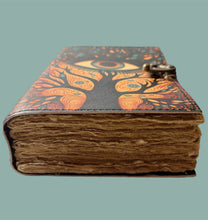 Load image into Gallery viewer, Handmade Leather-Bound Tree That Sees Journal
