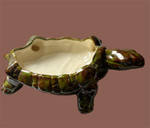 Load image into Gallery viewer, Vintage Ceramic Turtle Trinket Box
