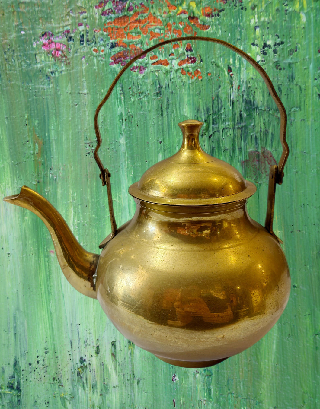 Vintage Brass Teapot