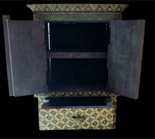 Load image into Gallery viewer, '90s Indonesian Painted Mini Chest
