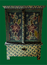 Load image into Gallery viewer, '90s Indonesian Painted Mini Chest
