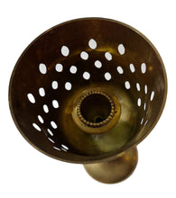 Load image into Gallery viewer, Vintage Brass Cut Out Candle Holder

