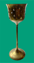 Load image into Gallery viewer, Vintage Brass Cut Out Candle Holder
