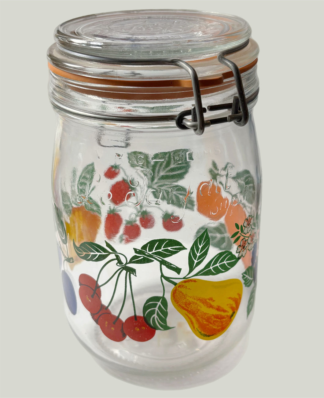 Vintage La Parfait Fruity 1L Mason Jar