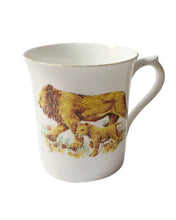 Load image into Gallery viewer, Vintage Rosina Fine Bone China Mug Set (Safari Pattern) [Set of Four]
