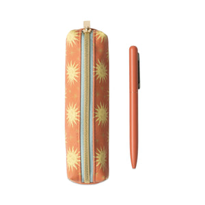 Terracotta Sun Pen & Pouch Set