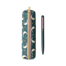 Load image into Gallery viewer, Teal Moon Pen &amp; Pouch Set
