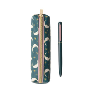 Teal Moon Pen & Pouch Set