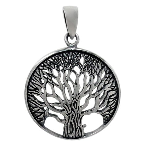 Sterling Silver Tree of Life Pendant (Medium)