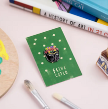 Load image into Gallery viewer, Frida Catlo Enamel Pin
