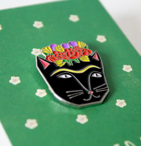 Frida Catlo Enamel Pin