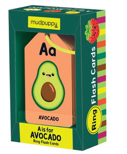 A is for Avocado Ring Flash Cards [Mudpuppy]