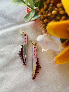 Sweetheart Knife Earrings