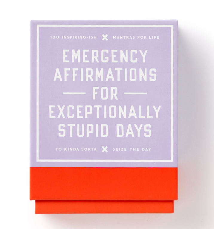 Emergency Affirmations for Exceptionally Stupid Days Card Deck [Brass Monkey & Galison]