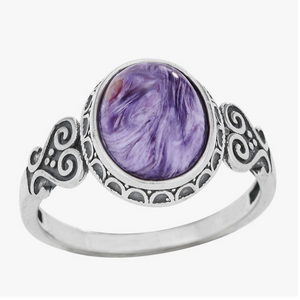 Purple Haze Charoite Ring