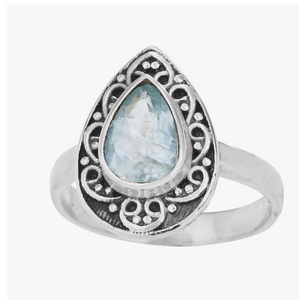 Heart of the Sea Aquamarine Ring