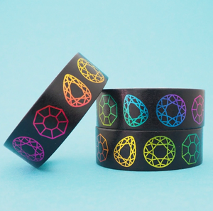 Rainbow Gemstones Washi Tape