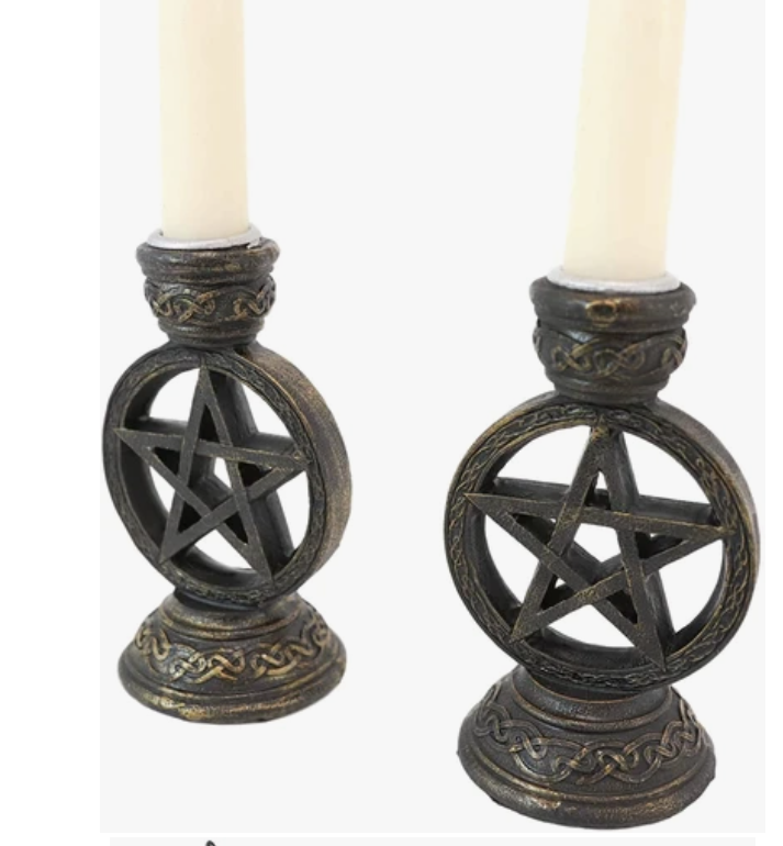Pentacle Candle Holder (Sold Individually)