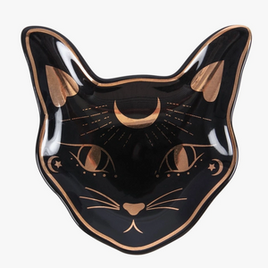 Mystic Mog Black Cat Trinket Dish