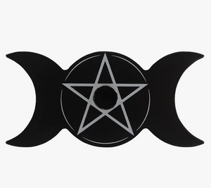 Triple Moon Ritual Candle Holder