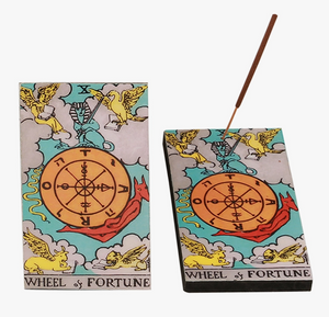 Wheel Of Fortune Tarot Card Incense Holder