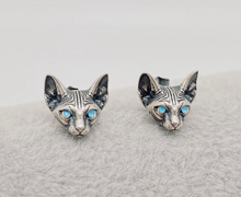 Load image into Gallery viewer, Sphinx Cats Studs
