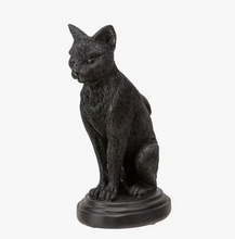 Load image into Gallery viewer, Black Cat Familiar Candle Holder
