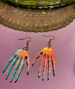 Skelly Hands Earrings