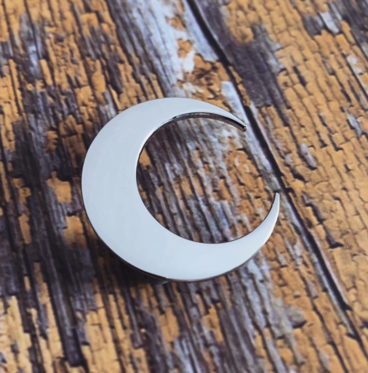Crescent Moon Pin